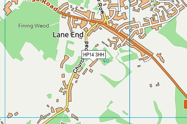 HP14 3HH map - OS VectorMap District (Ordnance Survey) HP14 3HH map - OS VectorMap District (Ordnance Survey)
