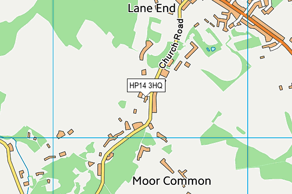 HP14 3HQ map - OS VectorMap District (Ordnance Survey) HP14 3HQ map - OS VectorMap District (Ordnance Survey)