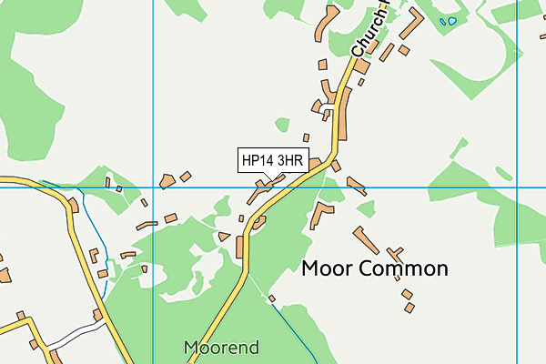 HP14 3HR map - OS VectorMap District (Ordnance Survey)