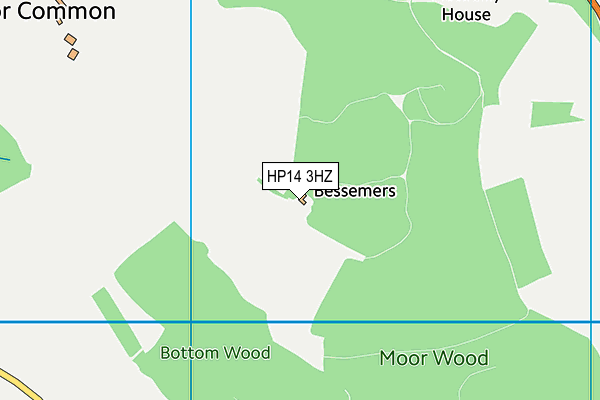HP14 3HZ map - OS VectorMap District (Ordnance Survey) HP14 3HZ map - OS VectorMap District (Ordnance Survey)