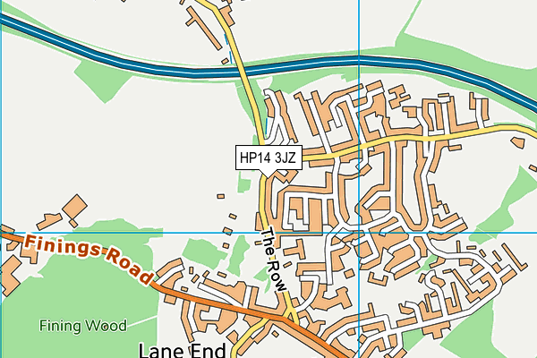 HP14 3JZ map - OS VectorMap District (Ordnance Survey) HP14 3JZ map - OS VectorMap District (Ordnance Survey)