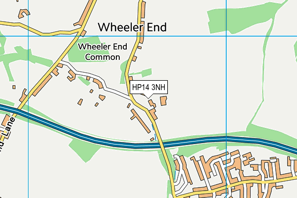 HP14 3NH map - OS VectorMap District (Ordnance Survey) HP14 3NH map - OS VectorMap District (Ordnance Survey)