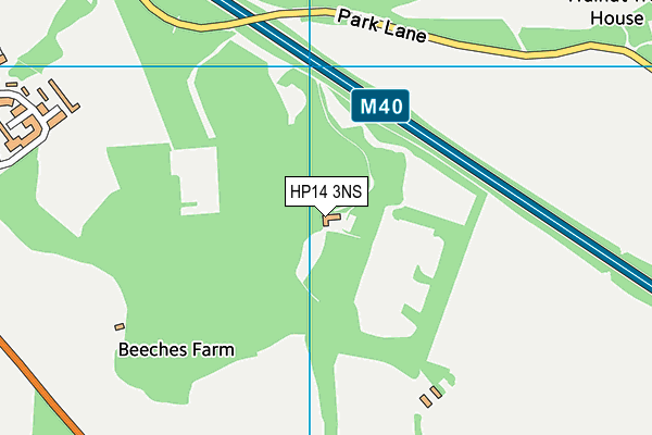 HP14 3NS map - OS VectorMap District (Ordnance Survey) HP14 3NS map - OS VectorMap District (Ordnance Survey)