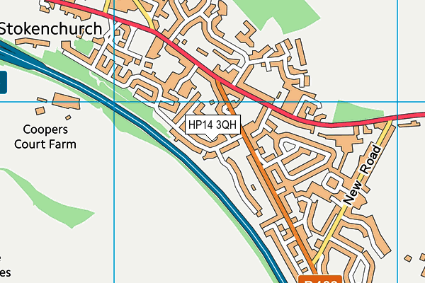 HP14 3QH map - OS VectorMap District (Ordnance Survey) HP14 3QH map - OS VectorMap District (Ordnance Survey)