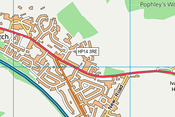 HP14 3RE map - OS VectorMap District (Ordnance Survey) HP14 3RE map - OS VectorMap District (Ordnance Survey)