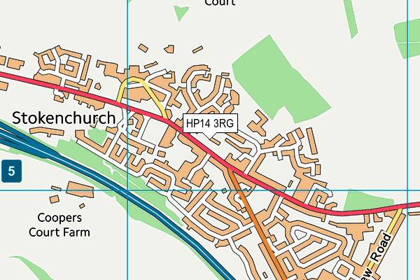 HP14 3RG map - OS VectorMap District (Ordnance Survey)