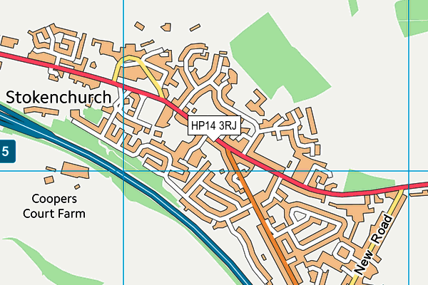 HP14 3RJ map - OS VectorMap District (Ordnance Survey) HP14 3RJ map - OS VectorMap District (Ordnance Survey)