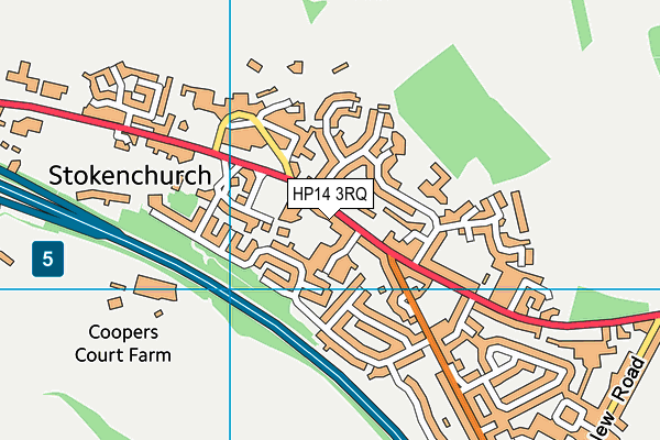 HP14 3RQ map - OS VectorMap District (Ordnance Survey)