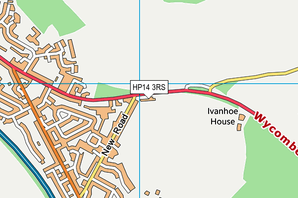 HP14 3RS map - OS VectorMap District (Ordnance Survey) HP14 3RS map - OS VectorMap District (Ordnance Survey)