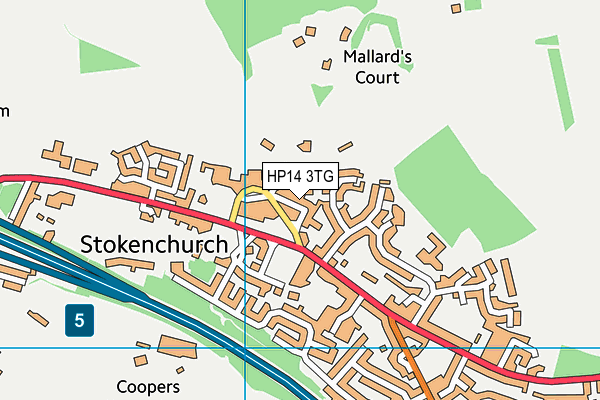 HP14 3TG map - OS VectorMap District (Ordnance Survey)