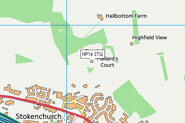 HP14 3TQ map - OS VectorMap District (Ordnance Survey) HP14 3TQ map - OS VectorMap District (Ordnance Survey)
