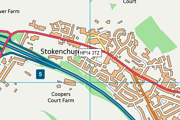 HP14 3TZ map - OS VectorMap District (Ordnance Survey) HP14 3TZ map - OS VectorMap District (Ordnance Survey)