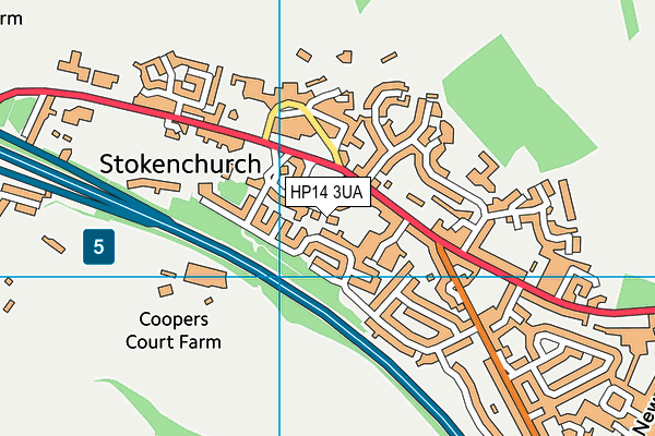 HP14 3UA map - OS VectorMap District (Ordnance Survey)