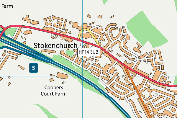 HP14 3UB map - OS VectorMap District (Ordnance Survey)