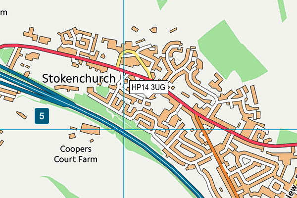 HP14 3UG map - OS VectorMap District (Ordnance Survey)