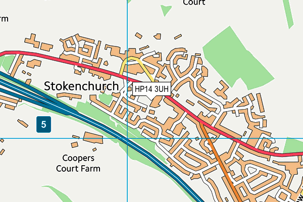 HP14 3UH map - OS VectorMap District (Ordnance Survey) HP14 3UH map - OS VectorMap District (Ordnance Survey)