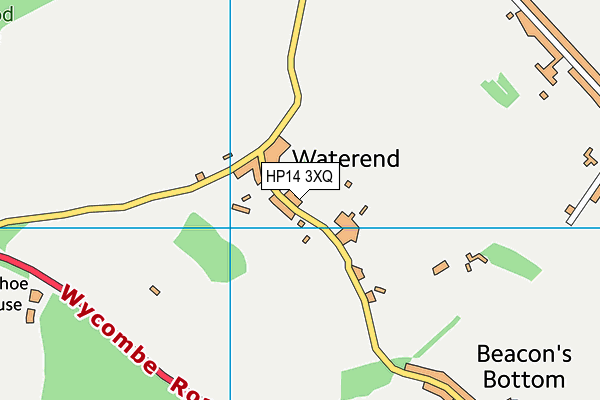 HP14 3XQ map - OS VectorMap District (Ordnance Survey) HP14 3XQ map - OS VectorMap District (Ordnance Survey)