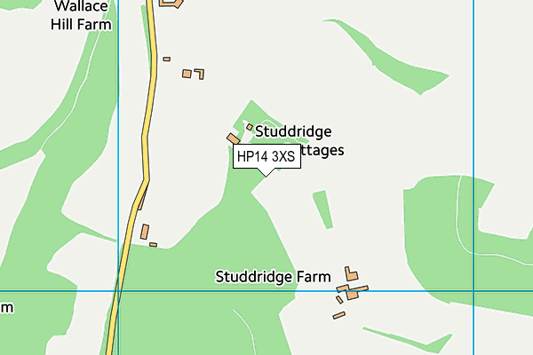 HP14 3XS map - OS VectorMap District (Ordnance Survey) HP14 3XS map - OS VectorMap District (Ordnance Survey)