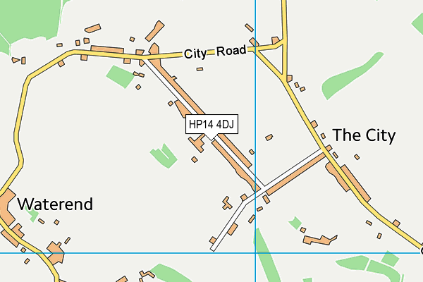 HP14 4DJ map - OS VectorMap District (Ordnance Survey)