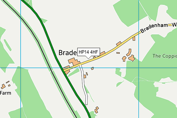 HP14 4HF map - OS VectorMap District (Ordnance Survey) HP14 4HF map - OS VectorMap District (Ordnance Survey)