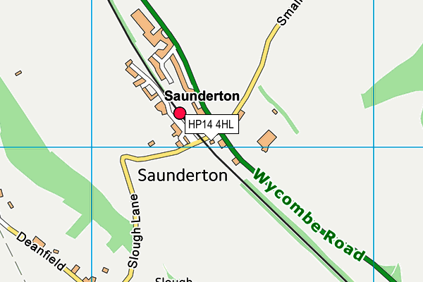 HP14 4HL map - OS VectorMap District (Ordnance Survey) HP14 4HL map - OS VectorMap District (Ordnance Survey)