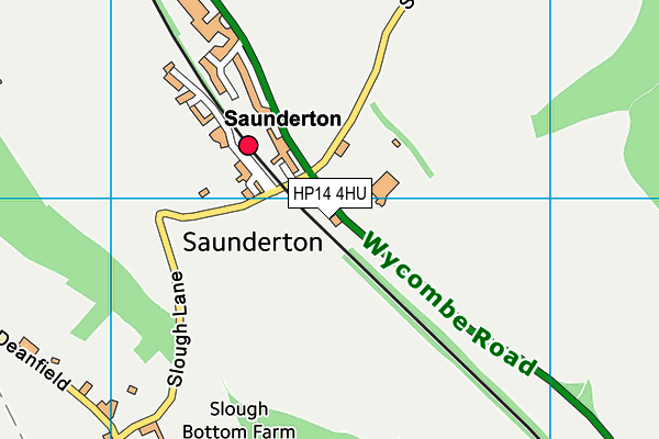 HP14 4HU map - OS VectorMap District (Ordnance Survey) HP14 4HU map - OS VectorMap District (Ordnance Survey)