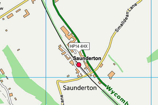 HP14 4HX map - OS VectorMap District (Ordnance Survey) HP14 4HX map - OS VectorMap District (Ordnance Survey)