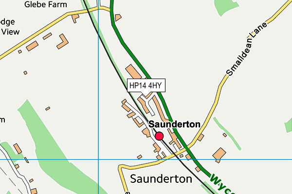 HP14 4HY map - OS VectorMap District (Ordnance Survey)