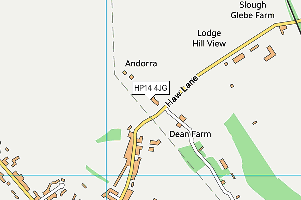 HP14 4JG map - OS VectorMap District (Ordnance Survey) HP14 4JG map - OS VectorMap District (Ordnance Survey)