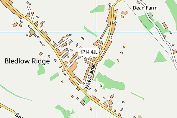 HP14 4JL map - OS VectorMap District (Ordnance Survey) HP14 4JL map - OS VectorMap District (Ordnance Survey)