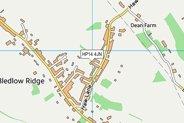 HP14 4JN map - OS VectorMap District (Ordnance Survey) HP14 4JN map - OS VectorMap District (Ordnance Survey)