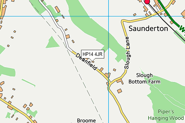 HP14 4JR map - OS VectorMap District (Ordnance Survey) HP14 4JR map - OS VectorMap District (Ordnance Survey)