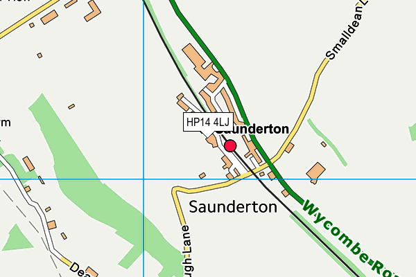 HP14 4LJ map - OS VectorMap District (Ordnance Survey) HP14 4LJ map - OS VectorMap District (Ordnance Survey)