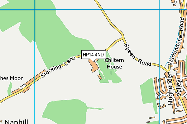 HP14 4ND map - OS VectorMap District (Ordnance Survey) HP14 4ND map - OS VectorMap District (Ordnance Survey)