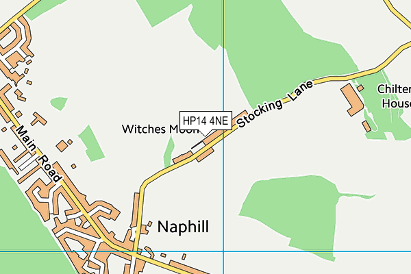 HP14 4NE map - OS VectorMap District (Ordnance Survey)