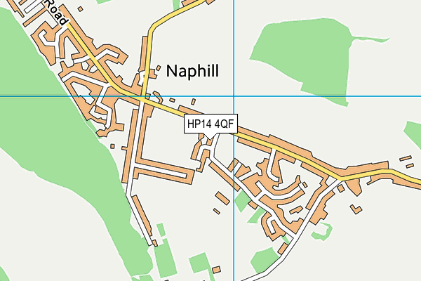 HP14 4QF map - OS VectorMap District (Ordnance Survey) HP14 4QF map - OS VectorMap District (Ordnance Survey)