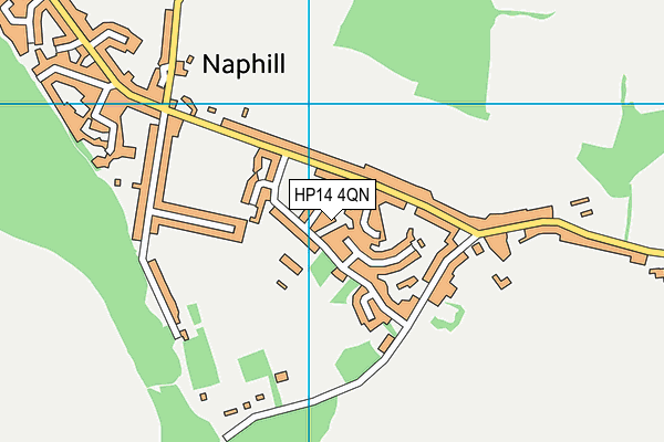 HP14 4QN map - OS VectorMap District (Ordnance Survey) HP14 4QN map - OS VectorMap District (Ordnance Survey)