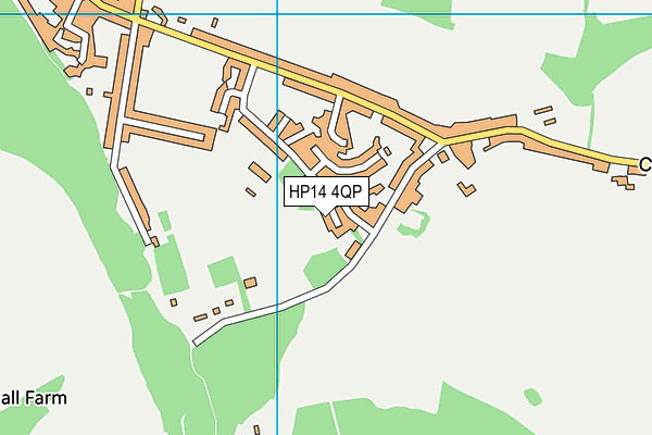 HP14 4QP map - OS VectorMap District (Ordnance Survey) HP14 4QP map - OS VectorMap District (Ordnance Survey)