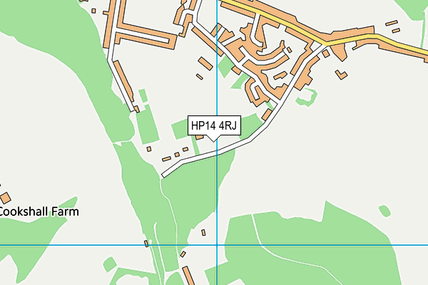 HP14 4RJ map - OS VectorMap District (Ordnance Survey) HP14 4RJ map - OS VectorMap District (Ordnance Survey)