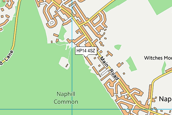 HP14 4SZ map - OS VectorMap District (Ordnance Survey) HP14 4SZ map - OS VectorMap District (Ordnance Survey)