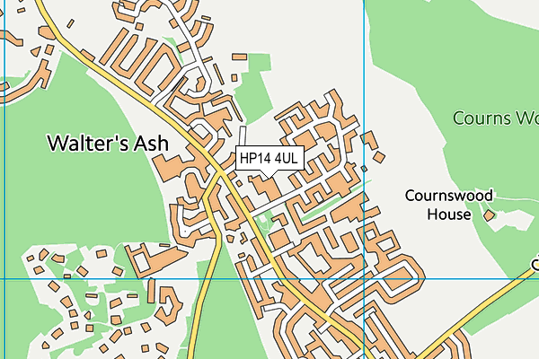 HP14 4UL map - OS VectorMap District (Ordnance Survey) HP14 4UL map - OS VectorMap District (Ordnance Survey)
