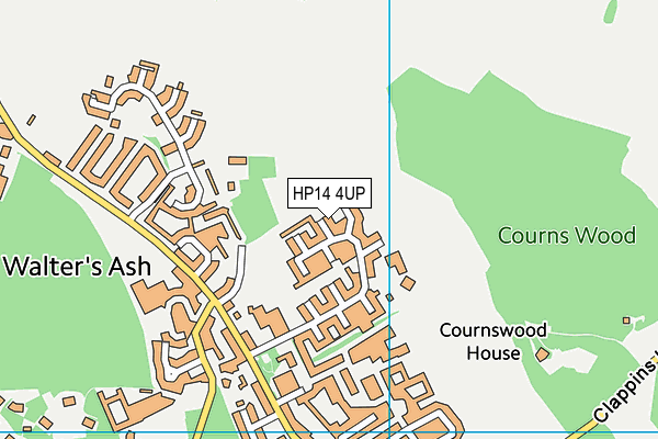 HP14 4UP map - OS VectorMap District (Ordnance Survey)