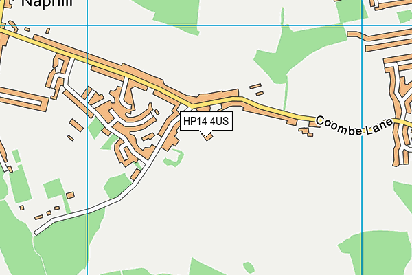 HP14 4US map - OS VectorMap District (Ordnance Survey) HP14 4US map - OS VectorMap District (Ordnance Survey)