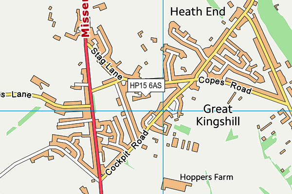 HP15 6AS map - OS VectorMap District (Ordnance Survey) HP15 6AS map - OS VectorMap District (Ordnance Survey)