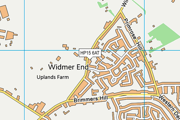 HP15 6AT map - OS VectorMap District (Ordnance Survey) HP15 6AT map - OS VectorMap District (Ordnance Survey)
