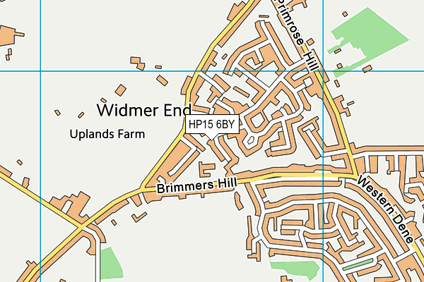 HP15 6BY map - OS VectorMap District (Ordnance Survey) HP15 6BY map - OS VectorMap District (Ordnance Survey)