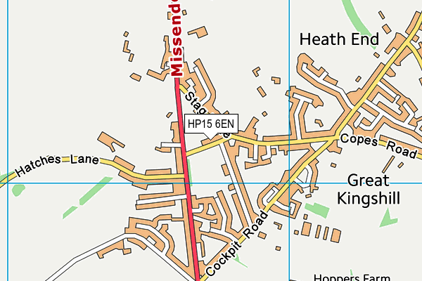 HP15 6EN map - OS VectorMap District (Ordnance Survey) HP15 6EN map - OS VectorMap District (Ordnance Survey)