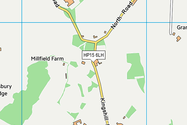 HP15 6LH map - OS VectorMap District (Ordnance Survey)