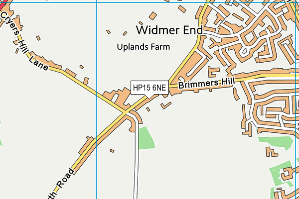HP15 6NE map - OS VectorMap District (Ordnance Survey) HP15 6NE map - OS VectorMap District (Ordnance Survey)
