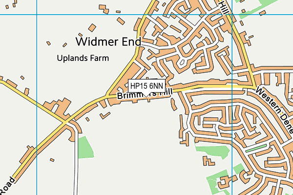 HP15 6NN map - OS VectorMap District (Ordnance Survey) HP15 6NN map - OS VectorMap District (Ordnance Survey)